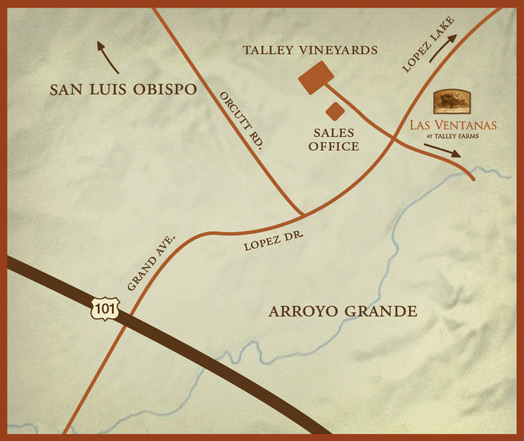 map to Las Ventanas